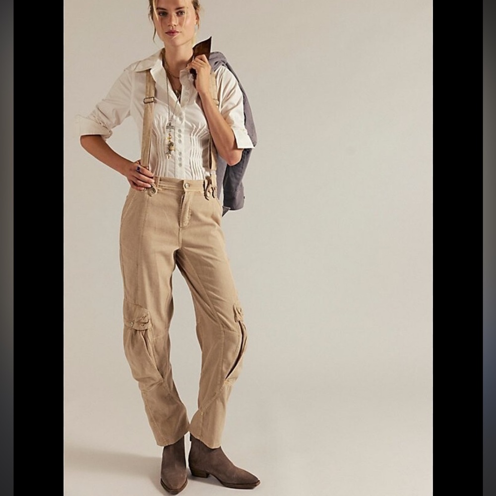 We The Free Neutral Stone Pants